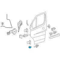 OEM Dodge Sprinter 2500 Cylinder Lock-Door Lock Diagram - 68006979AA