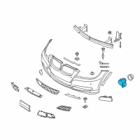 OEM 2006 BMW 325xi Ultrasonic Sensor Diagram - 66-20-6-956-746