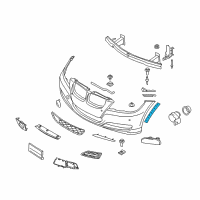 OEM 2010 BMW 335i Side Reflector Right Diagram - 63-14-7-205-398