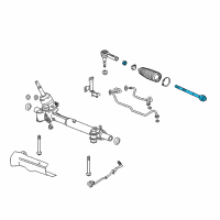 OEM 2010 Buick LaCrosse Inner Tie Rod Diagram - 13271996