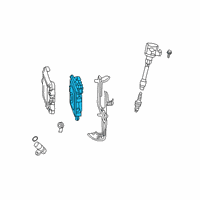 OEM 2021 Honda Clarity Engine Control Module Diagram - 37820SWJA81