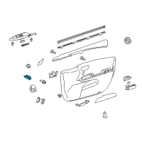 OEM 2016 Toyota Avalon Window Switch Diagram - 84040-07060