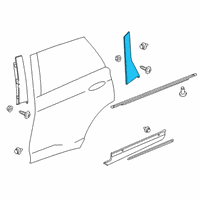 OEM Lincoln Applique Diagram - FA1Z-58255A35-AF