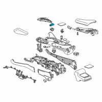OEM Chevrolet Camaro Hazard Switch Diagram - 23224979