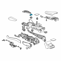 OEM Chevrolet Hazard Switch Diagram - 23224979