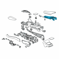 OEM 2020 Chevrolet Camaro Hinge Diagram - 23409196