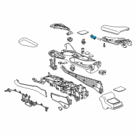 OEM 2019 Chevrolet Camaro Latch Diagram - 23409194