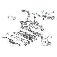 OEM Chevrolet Camaro Latch Diagram - 23409194