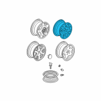 OEM 2003 Acura MDX Disk, Aluminum Wheel (17X6 1/2Jj) (Topy) Diagram - 42700-S3V-A21
