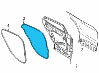 OEM 2021 Ford Mustang Mach-E WEATHERSTRIP Diagram - LJ8Z-5825324-A