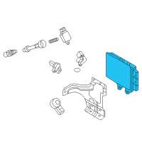 OEM 2021 Nissan Armada Blank Engine Control Module Diagram - 23703-6GY0A