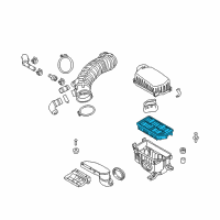 OEM 2015 Kia Forte5 FILTER-AIR CLEANER Diagram - 28113A5800AS