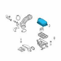 OEM 2015 Kia Forte5 Cover-Air Cleaner Diagram - 28111A2500
