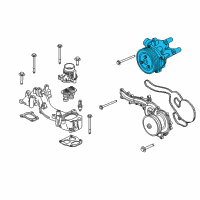 OEM 2014 Ford F-250 Super Duty Water Pump Assembly Diagram - BC3Z-8501-A