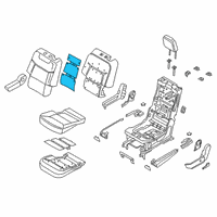 OEM 2022 Ford Explorer Seat Back Heater Diagram - LB5Z-14D696-G