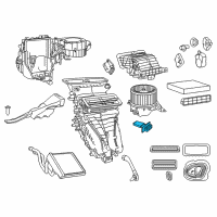 OEM 2018 Ram ProMaster City Resistor-Blower Motor Diagram - 68100532AA