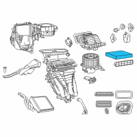 OEM 2018 Ram ProMaster City Filter-Cabin Air Diagram - 68103578AA