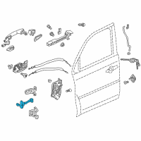 OEM 2022 Honda Pilot Checker Complete, Left Front Diagram - 72380-TG7-A02