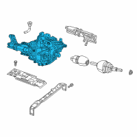 OEM 2017 Ram 1500 Axle-Service Front Diagram - 68257420AG