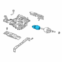 OEM 2016 Ram 1500 Boot Pkg-Half Shaft Diagram - 68090632AA