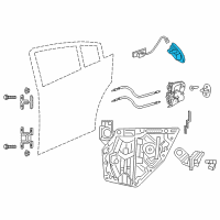 OEM 2017 Dodge Charger Handle-Exterior Door Diagram - 1MZ80DX8AH