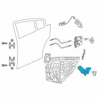 OEM Dodge Charger Presenter-Latch Diagram - 68104020AA