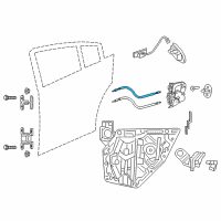 OEM 2019 Dodge Charger Cable-Outside Handle Diagram - 68359609AC