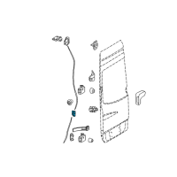 OEM Dodge Sprinter 3500 Latch Diagram - 68006467AA