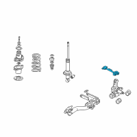 OEM 2005 Honda Civic Arm, Rear (Upper) (Abs) Diagram - 52390-S5B-A10