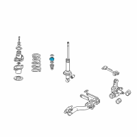 OEM Honda Cover, RR. Bump Stop Diagram - 52689-S5A-004