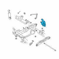 OEM 2007 Chrysler Aspen Front Steering Knuckle Diagram - 52113229AE