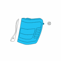 OEM Jeep Grand Cherokee Lamp-Tail Stop Turn Diagram - 55155138AB