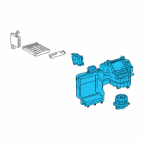 OEM 2011 Toyota Camry Case Assembly Diagram - 87130-07071