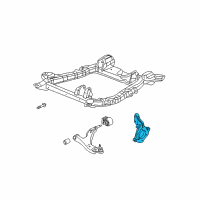 OEM Saturn Vue Steering Knuckle Assembly (W/ Hub) Diagram - 22682850