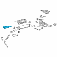 OEM Lexus INSULATOR, Front Floor Diagram - 58152-42030