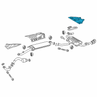 OEM Lexus INSULATOR, Rear Floor Diagram - 58321-78010