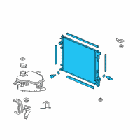 OEM 2020 Honda Civic Radiator Complete Diagram - 19010-5BA-A01