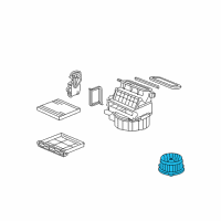 OEM Honda Motor Assembly, Fan Diagram - 79310-STX-A01