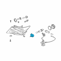 OEM Adjuster Unit, Headlight Diagram - 33130-SYP-003