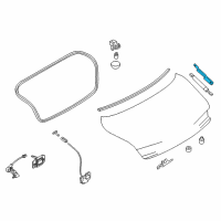 OEM 2017 Infiniti Q60 Hinge Assy-Trunk Lid, RH Diagram - 84400-5CA0A