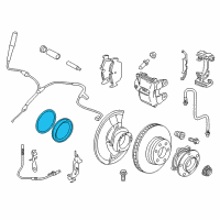 OEM BMW 535d Repair Set Brake Caliper Diagram - 34-11-1-163-647