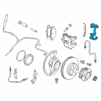 OEM 2010 BMW X6 Calliper Carrier Diagram - 34-11-6-788-433