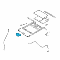 OEM 2005 Kia Sportage Motor Assembly-Sunroof Diagram - 816311F020