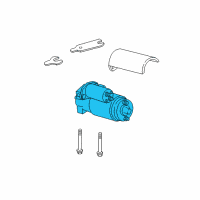 OEM GMC K2500 Starter Diagram - 10465389