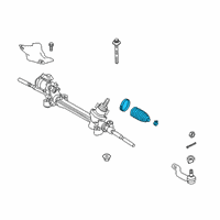 OEM 2021 Toyota RAV4 Boot Kit Diagram - 45535-09600