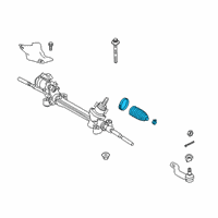 OEM 2022 Lexus NX350h BOOT SET,STEERING RA Diagram - 45535-09600