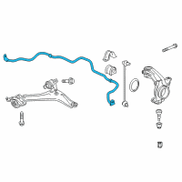 OEM Honda Spring, Stabilizer Front Diagram - 51300-T2B-A01