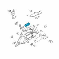 OEM Kia Sorento Luggage Cup Holder, Right Diagram - 85743C5300WK