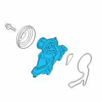 OEM Kia Sedona Pump Assembly-COOLENT Diagram - 251003C120