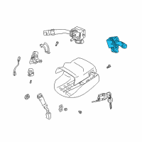 OEM 2004 Toyota Camry Headlamp Dimmer Switch Diagram - 84140-06080